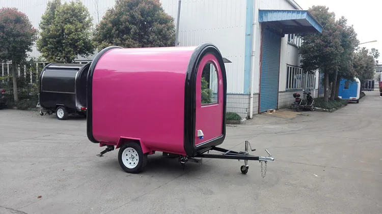 YG Factory Unique Design Ice Cream Food Trailer Food Trucks Mobile Food Trailer For London