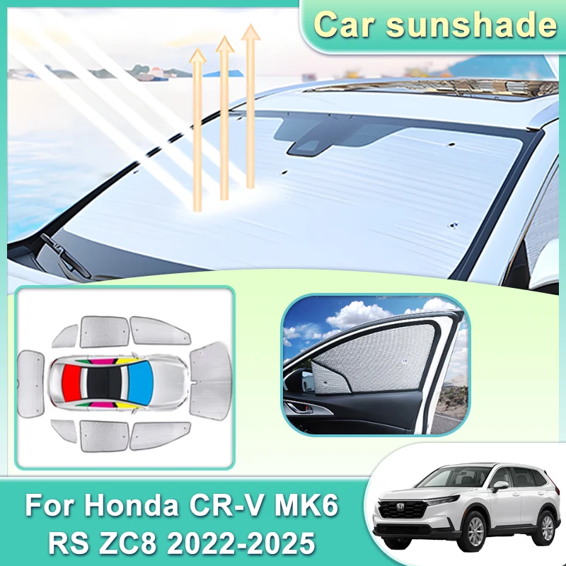 

For Honda CR-V MK6 RS ZC8 e:PHEV e:FCEV 2022-2025 Honda Breeze Car Visor Window Curtain Shade Sunscreen Anti-UV Auto Accessories