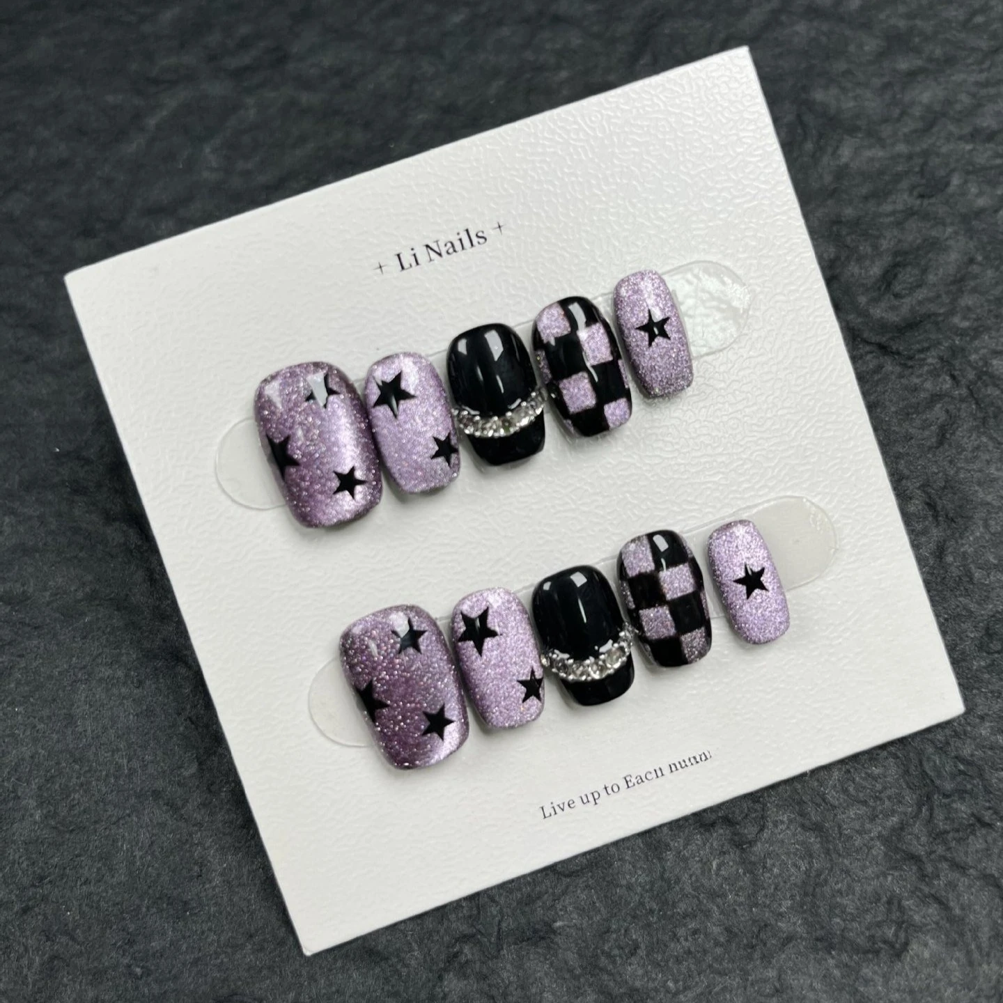 10Pcs Y2K Hot Girl Short Squar - đánh giá và giá Nail Art Gliter