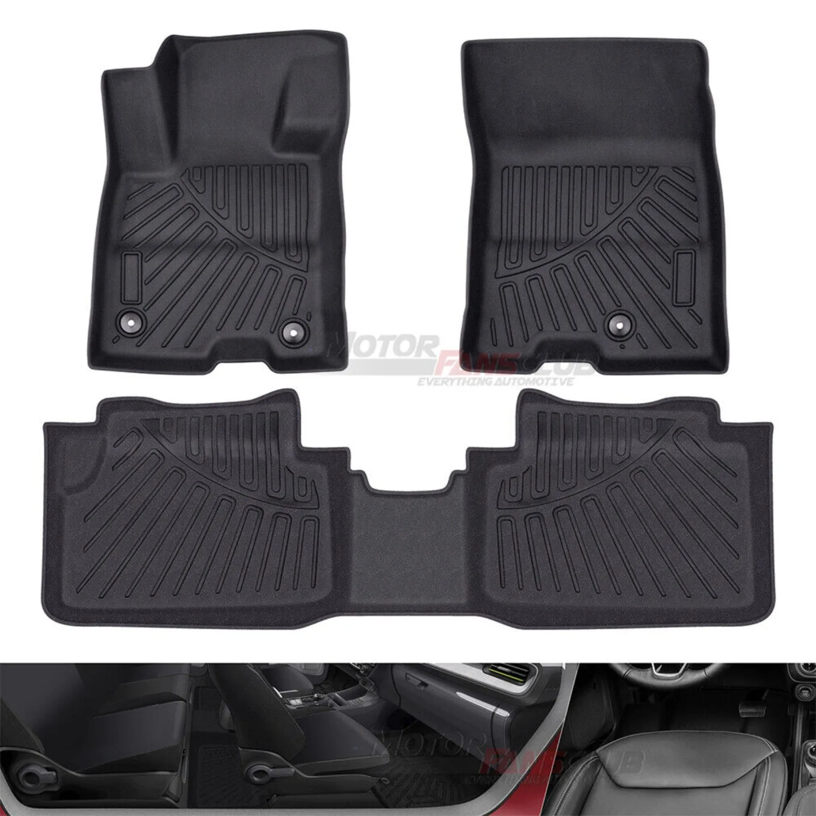 

Floor Mats for Ford Maverick Hybrid 2022 2023 TPE Floor Liners Car Carpet Guard United States