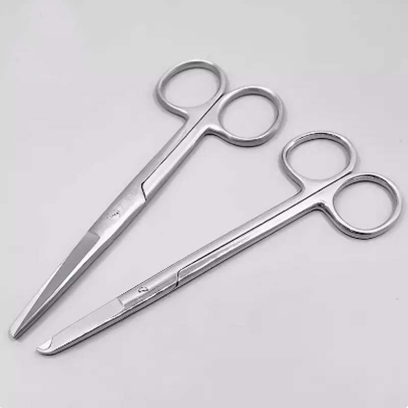 14cm suture removal, crescent mouth cutting, nurse cutting fine scissors, bandage cutting, plaster cutting, straight pointed rou