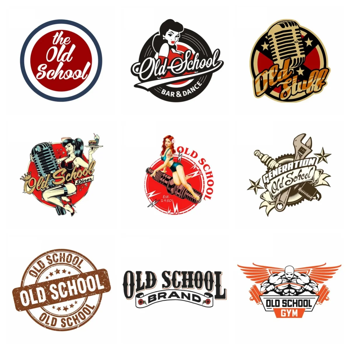 

Car Accessories Old School Refrigerator Motorcycle Stickers Waterproof Sunscreen for VAN RV Rear Window Vinyl Decals Products