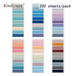 KindFuny 200pcs Sticky Note trasparente Sticky Note Index Tabs bandiere di freccia per Page Marker Planner Stickers Office School