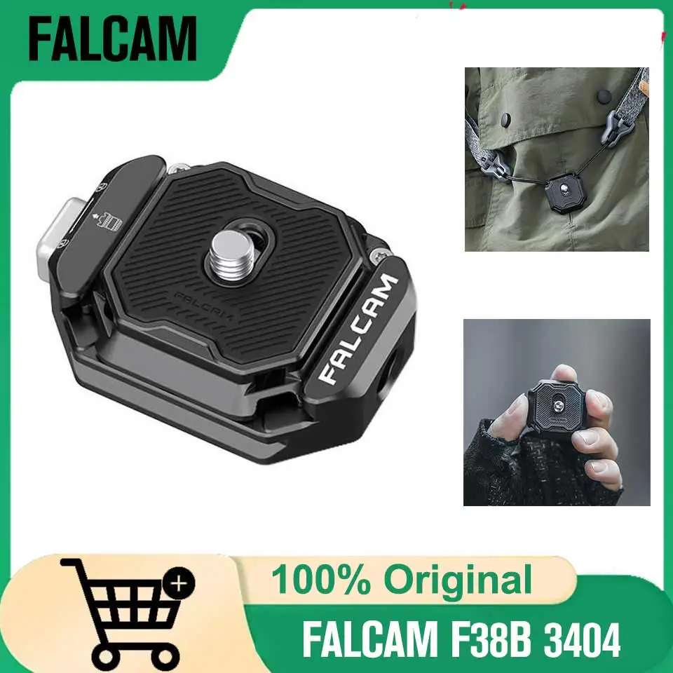 Falcam F38 متعدد الفتحات نظام الإصدار السريع لوحة عالمية كاميرا DSLR Gimbal Arca السويسرية محول التبديل السريع 1/4 ''3/8''
