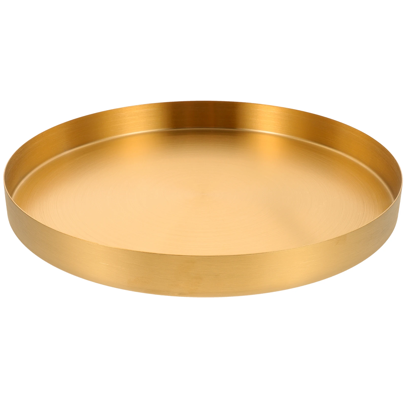 Stainless Steel Jewelry Storage Tray Desktop Organizer Accessories Holder Ring Earring Plate Decorative Metal Tray Home Office