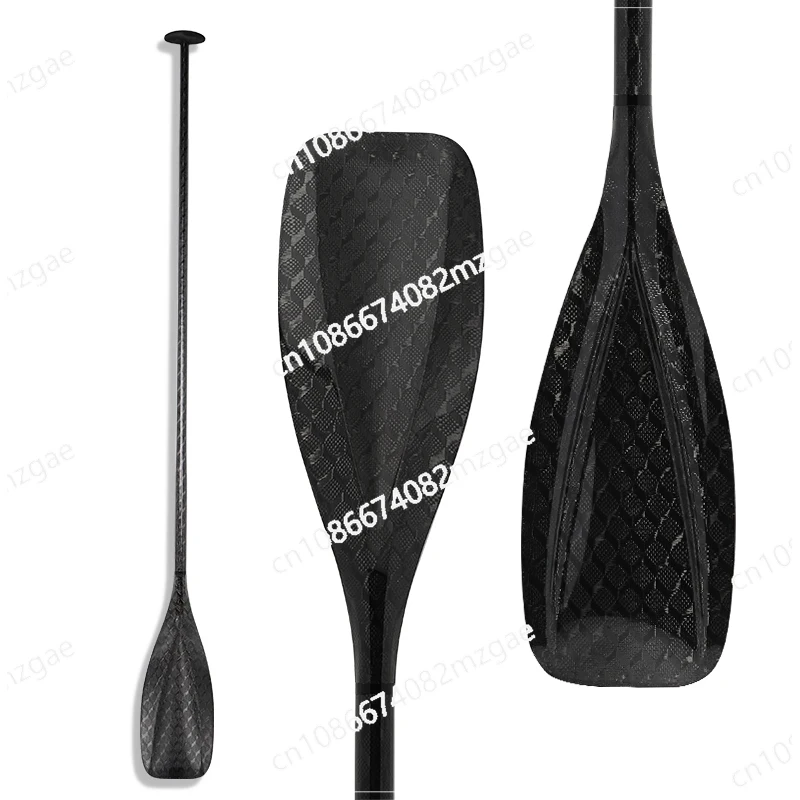 SUP Paddle Surfing Paddle Boarding EVA Handle Carbon Shaft 1-piece Carbon Fiber Stand Up Paddle