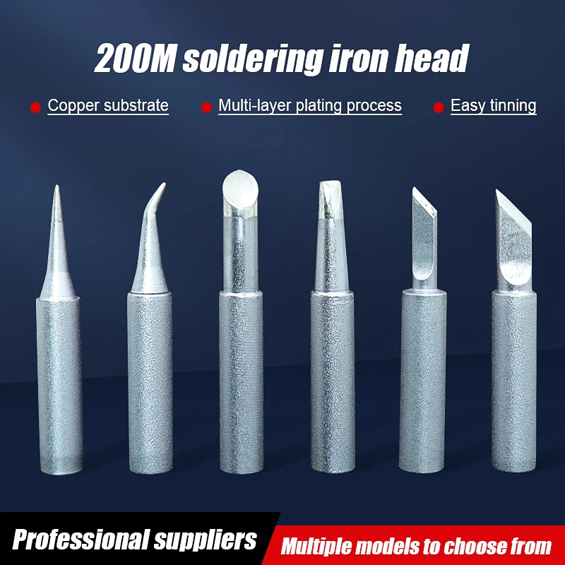 3-200m Soldering Iron Head Is Used For Class A And B 1.2d 0.8d 4.2d Soldering Station Welding Accessories