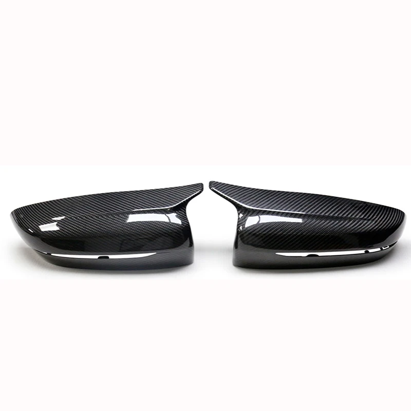 Carbon Fiber Fibre Side Mirror Cover Caps For 3_4_5_6_7_8series G30_38 G20_21_11