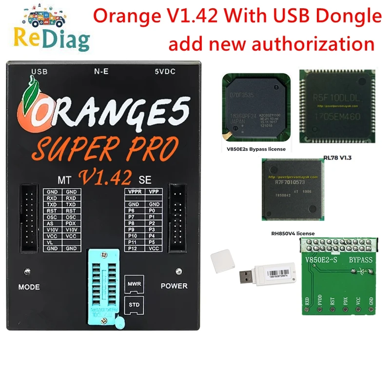 

Best OEM Orange5 V1.42 V1.38 Professional Programming Device With Full Packet Hardware Enhanced Function Software orange5 V138