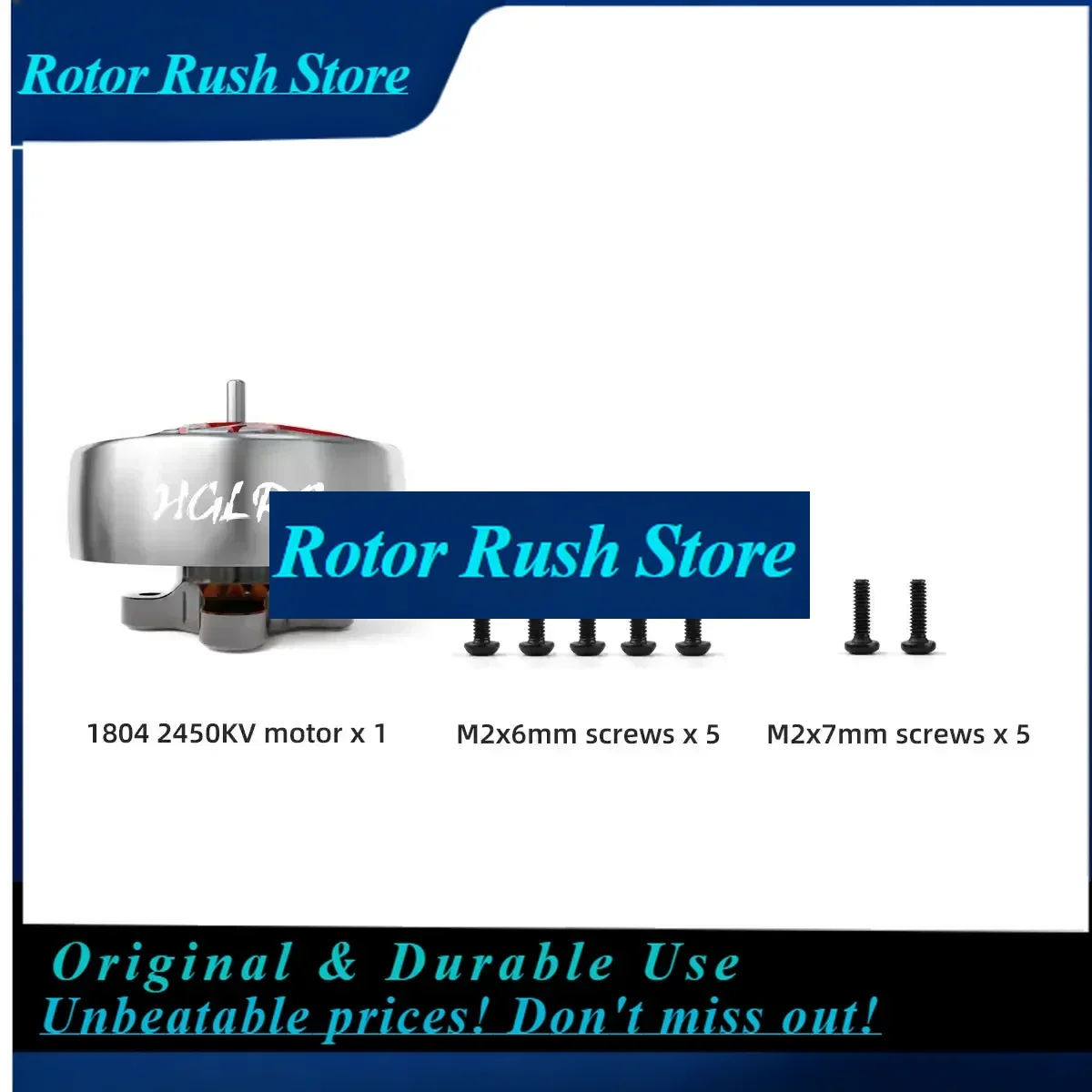 RoRus4PCS HGLRC SPECTER 1804 Brushless Motor 2450KV 4S 3500KV 6S For FPV Freestyle 3" 3.5" Drones DIY Parts
