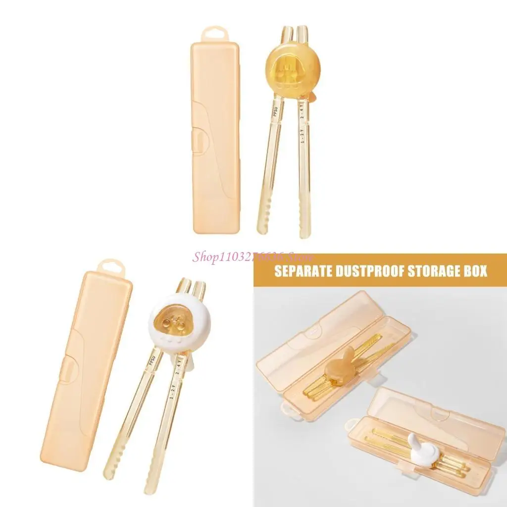

R6FD Child Friendly Chopsticks for Beginners Cartoon Baby Training Chopsticks Enhancing Motor Skills and Meal Enjoyment