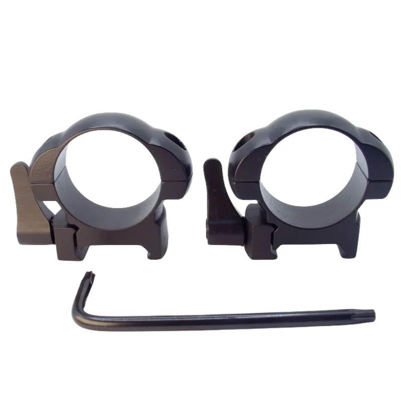 2Pcs/Set Low Profile  Hunting Rifle Scope Steel Mounts Ring for 30mmTube Scopes  21mm Picatinny Rail Tactical Flashlight Mount