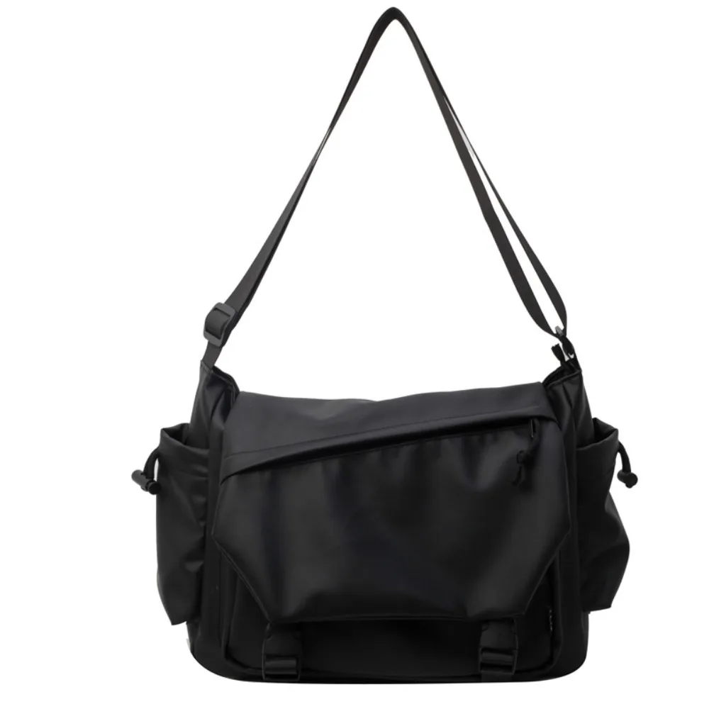 

Однотонная нейлоновая сумка через плечо из ткани Оксфорд, водонепроницаемая сумка-мессенджер, большая вместительная многофункциональная дорожная сумка на короткие расстояния