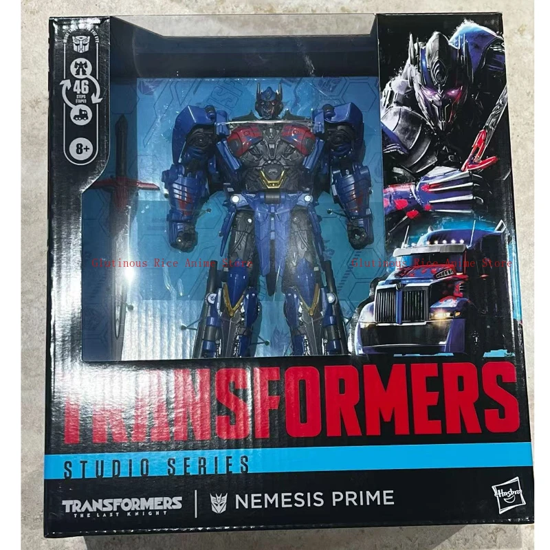 En stock: Figura de acción de Optimus Prime SS-86, modelo de mano, regalo de cumpleaños, juguetes para niños, artículos promocionales, estudio de cine.
