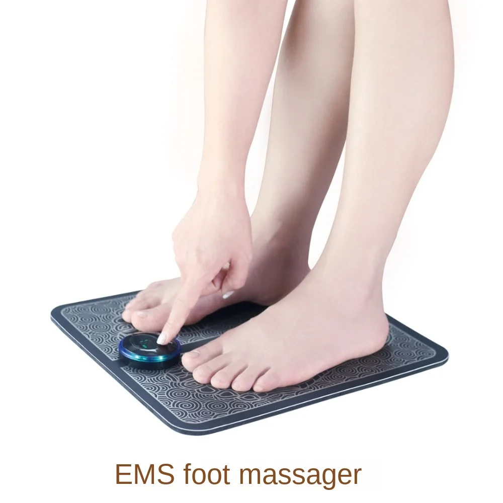 

8 Modes 19 Level Electric Foot Massager Improves Blood Circulation Pulse Foot Acupoint Massage Mat USB Charging Heating