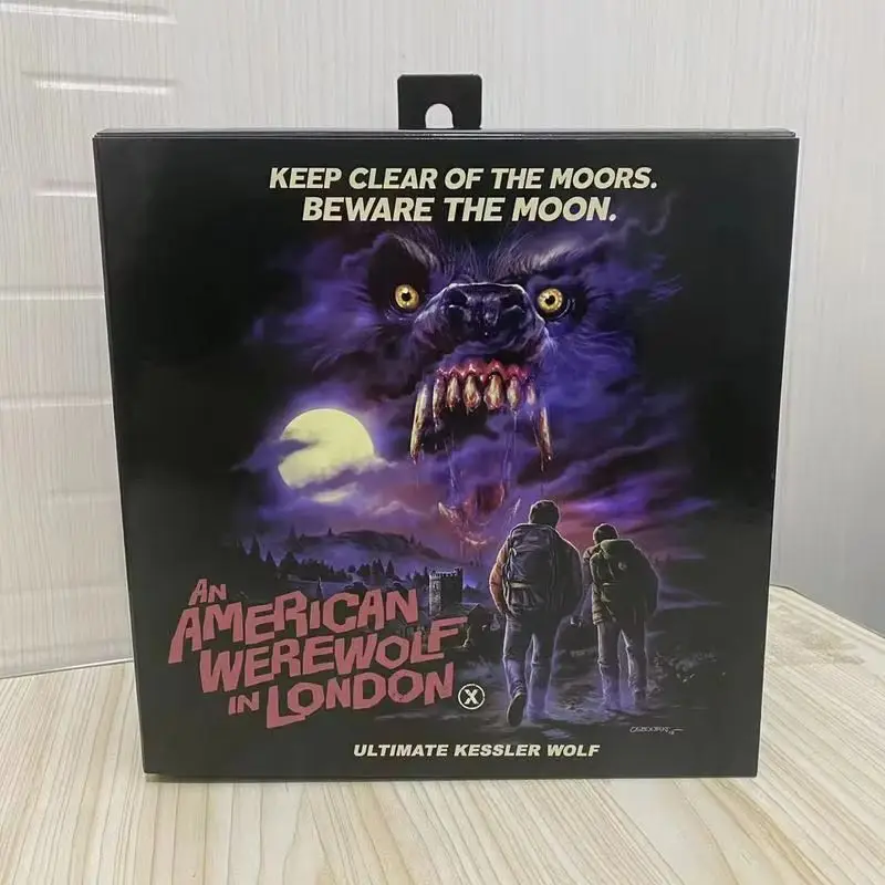 Genuine Neca 04951 American Werewolf In London Global Terrifying Werewolf 7-inch Action Figure Collection Model