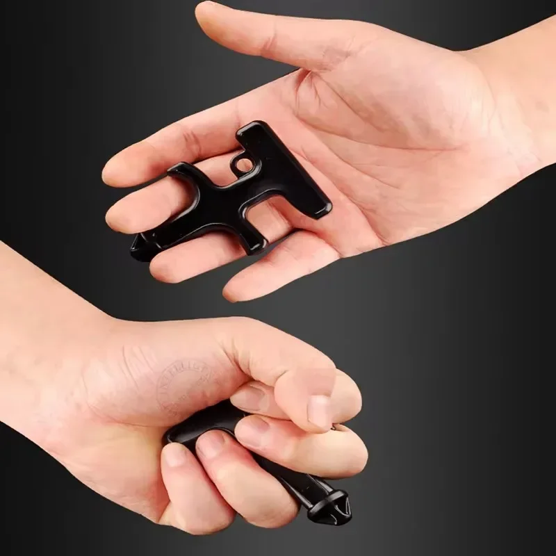 戦術的なキーホルダーガラスブレーカー自己防衛ツール緊急車脱出ハンマーストライクチップ女性男性安全保護