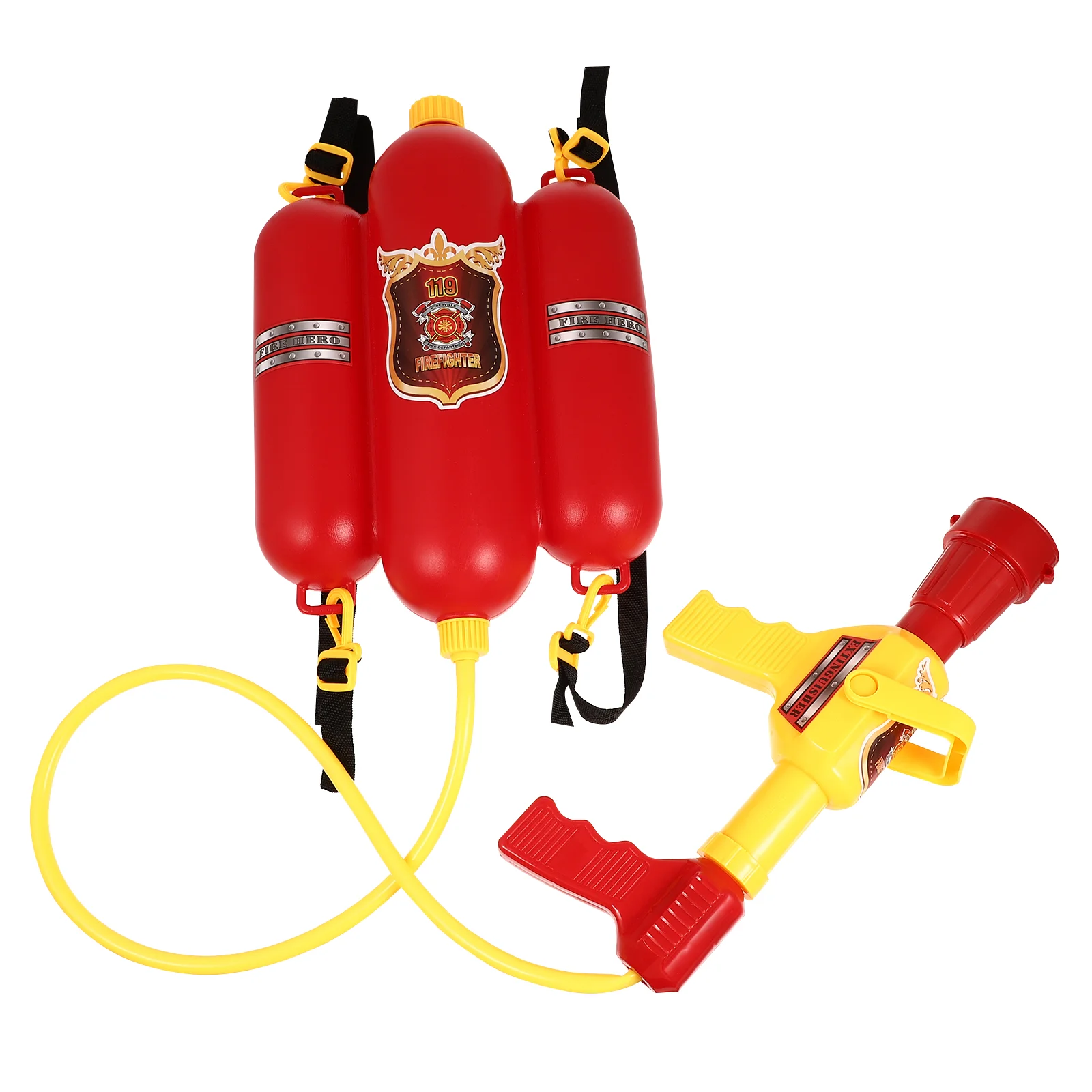 

Fire Backpack Water Toy Sturdy Kids Fighting Large Air Summer Spray for Plastic