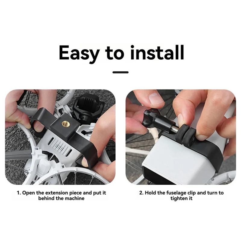 N05R For DJI FLIP Drone Single Fuselage Clip Top Expansion Bracket Adapter Drone Mounting Accessories