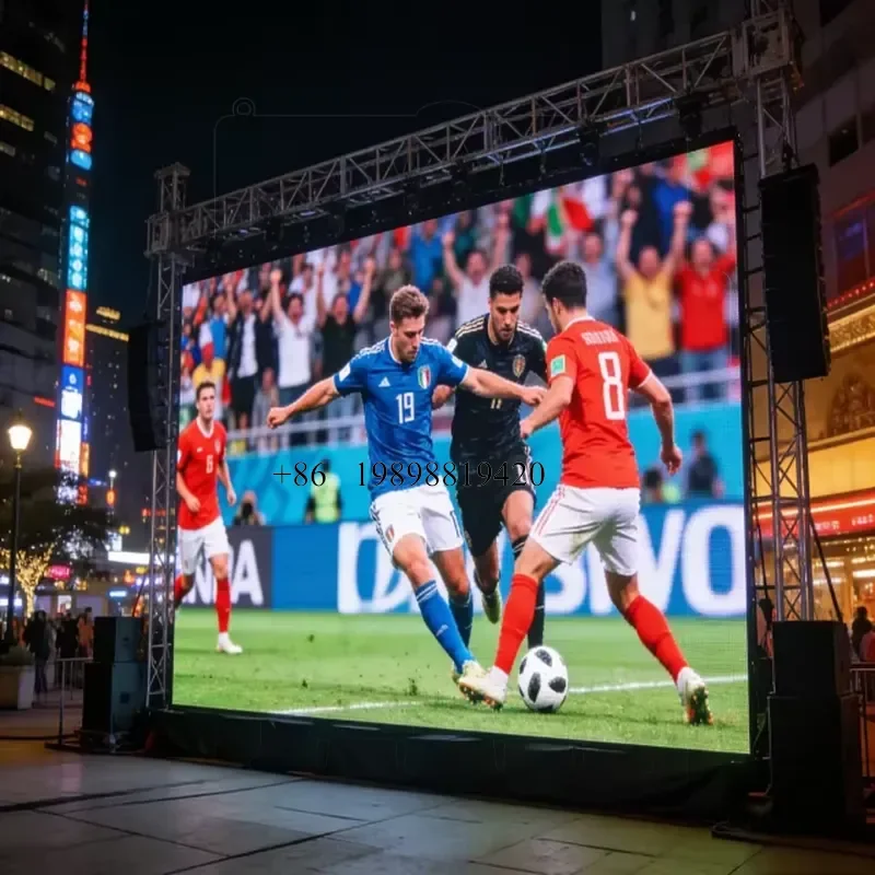 Wmwmnu 4x3m P2.6 P2.9 P3.9 P4.8 High Refresh Rate Outdoor LED Display Screen for Advertising Rental Live customized product
