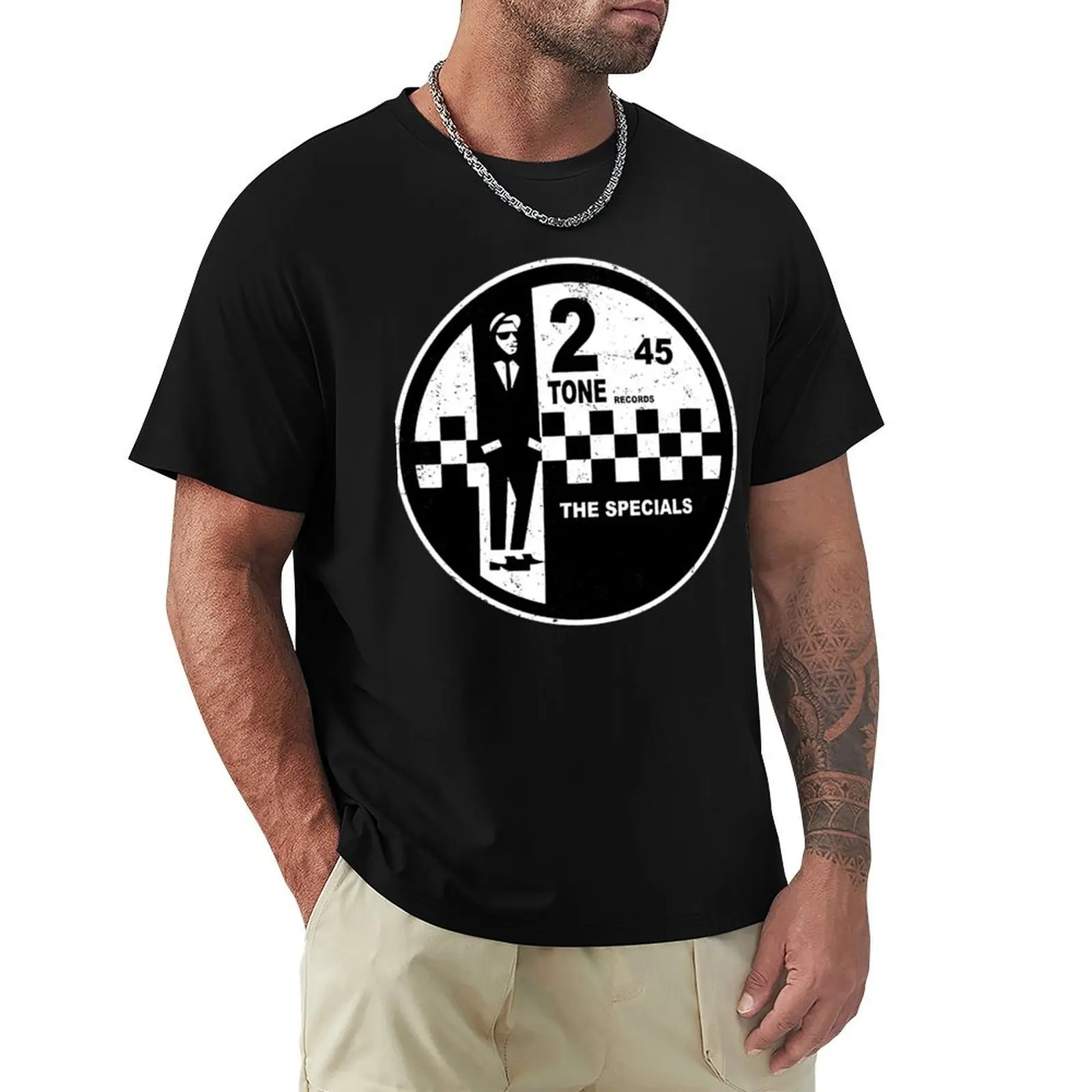 2 tone records the specials Classic T-Shirt Fashion Letter Print T-Shirt