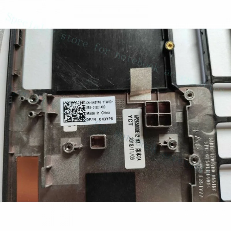 غطاء لوحة المفاتيح بغطاء علوي جديد من Palmrest مقاس A++ إطار KB لجهاز Dell Latitude 7490 E7490 UK