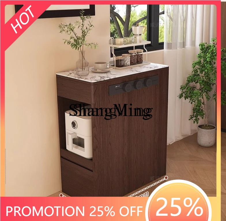 

CL wall narrow island table dining table integrated small apartment guide platform