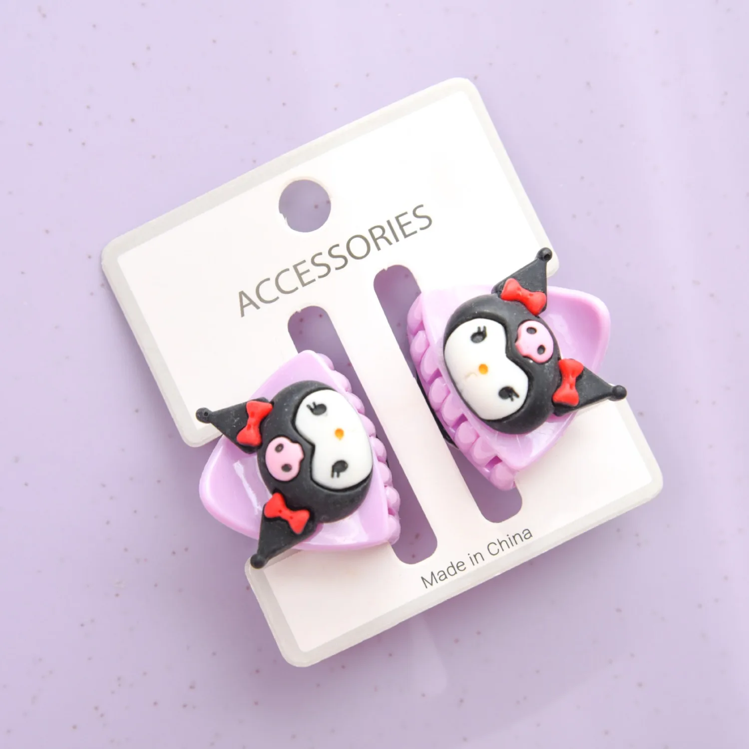 Pinzas para el cabello para niños Sanrio Coolmi, pinzas para las orejas de gato de dibujos animados, accesorios para el cabello con flequillo Kawaii para niñas, regalos de cumpleaños y vacaciones