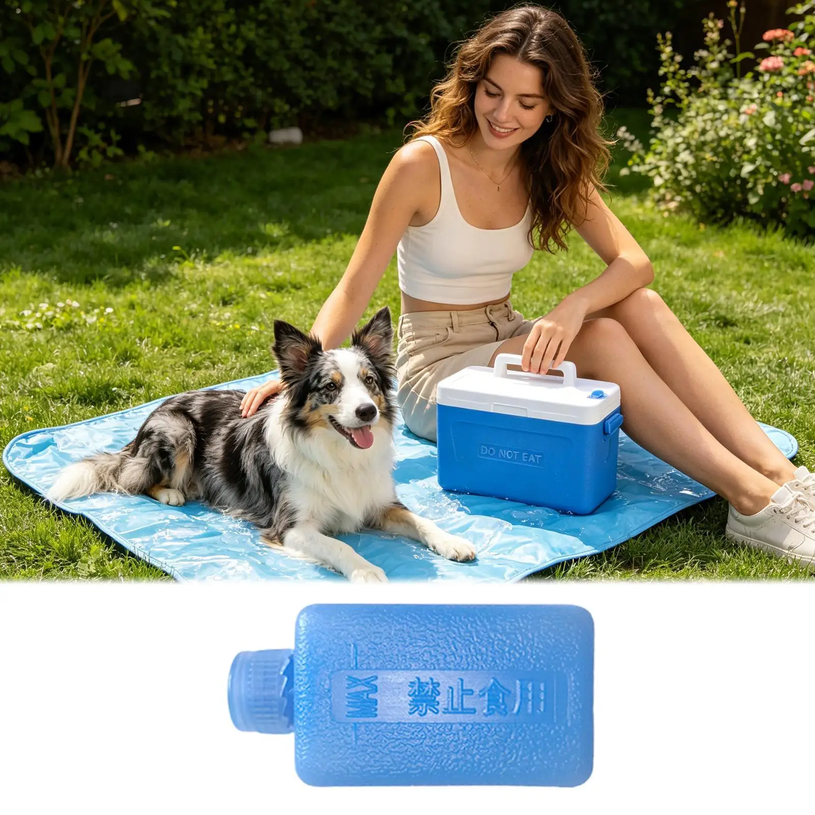 Ice Packs for Lunch Boxes Reusable Fast Cooling Instant Ice Crystal Boxes for Women Men Anglers Fishermen Travelers Daily Office