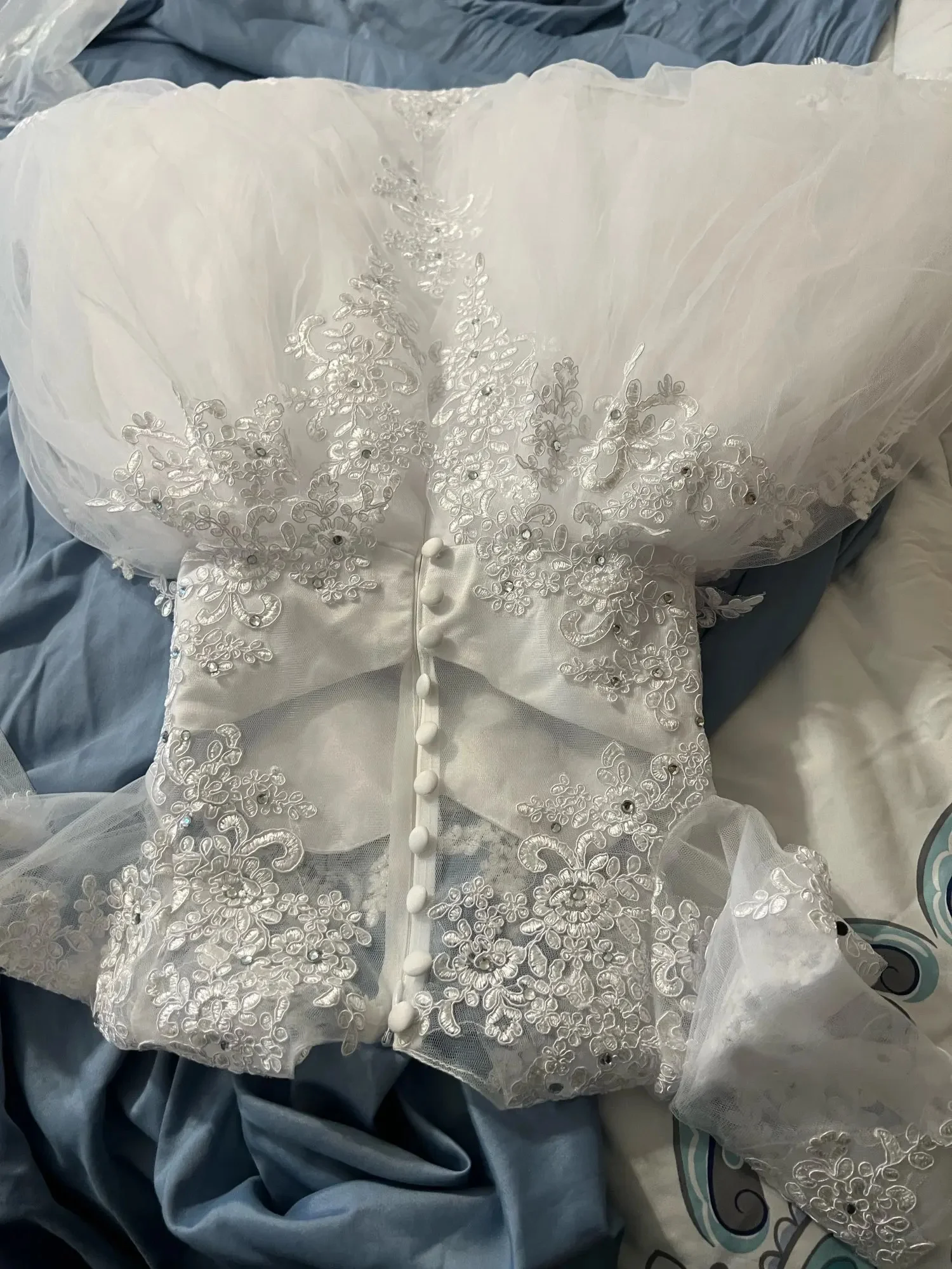 ชุดเดรสเด็กผู้หญิงสำหรับงานแต่งงาน แขนยาวลูกไม้ แต่งโบว์ ผ้าทูลล์ สไตล์เจ้าหญิง สำหรับงานวันเกิด งานรับศีลมหาสนิท งานเลี้ยง ออกแบบตามสั่ง