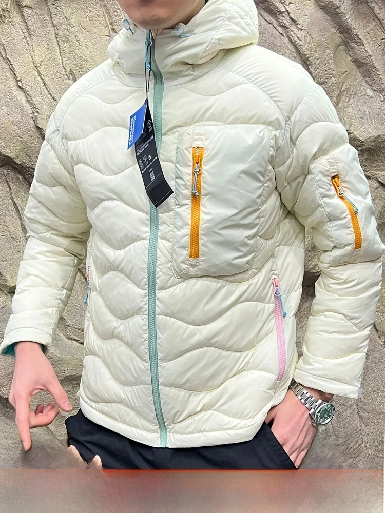 

Lightweight Waterproof Dync Warm Autumn Winter Outdoor Hooded Baked Toast Cotton Jaet Men Women Faionable Stand Fit