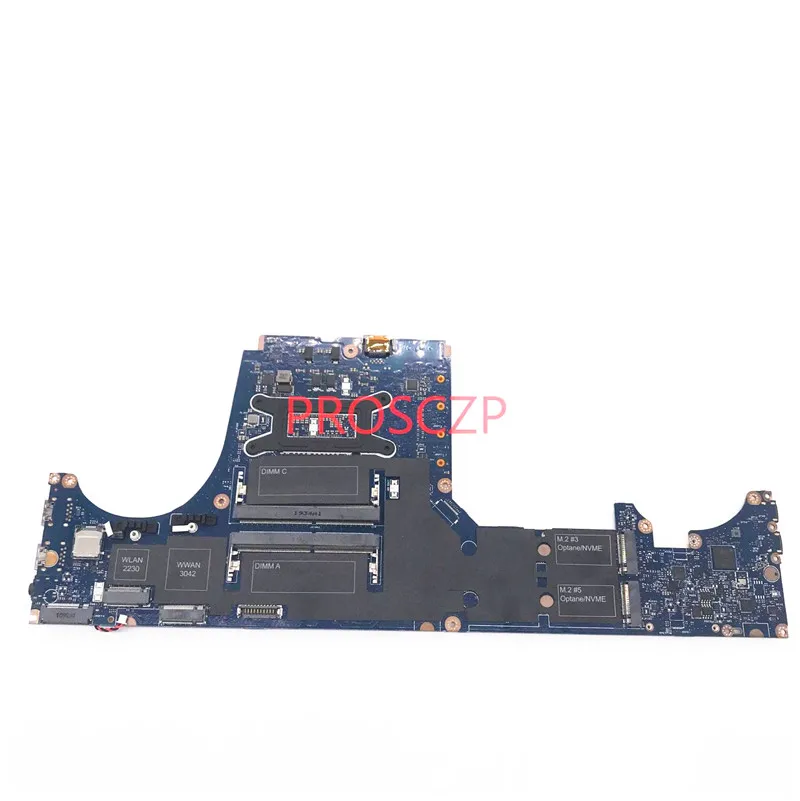 CN-0Y0MPW 0Y0MPW Y0MPW Mainboard FOR DELL Precision 7530 Laptop Motherboard LA-F591P With SR3YZ I7-8850H CPU 100% Working Well