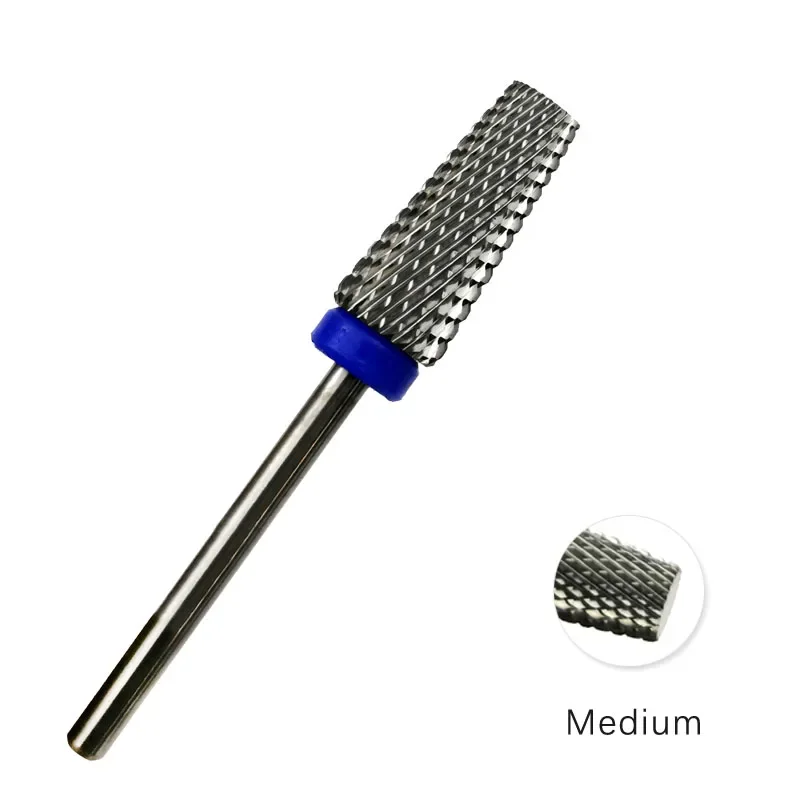 HYTOOS Flache Konische Kreuz Zähne Bit 3/32 Hartmetall Nagel Bohrer Bits Entfernen Gel Maniküre Cutter Elektrische Bohrer Nägel Zubehör