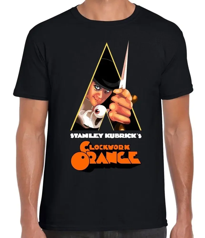 CLOCKWORK ORANGE POSTER COOL RETRO BIRTHDAY PRESENT GIFT  MENS T SHIRT