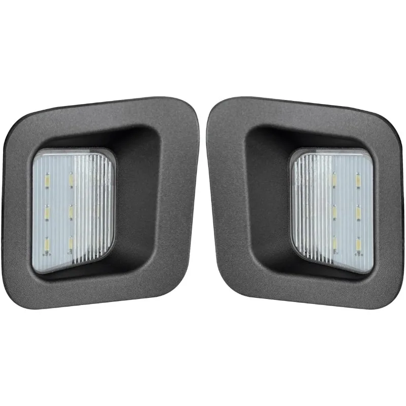 

RECON - Fits 2003-2024 RAM (1500, 2500, 3500) Trucks Premium License Plate Ultra Bright White 6500K LED Illumination 2-PC Kit