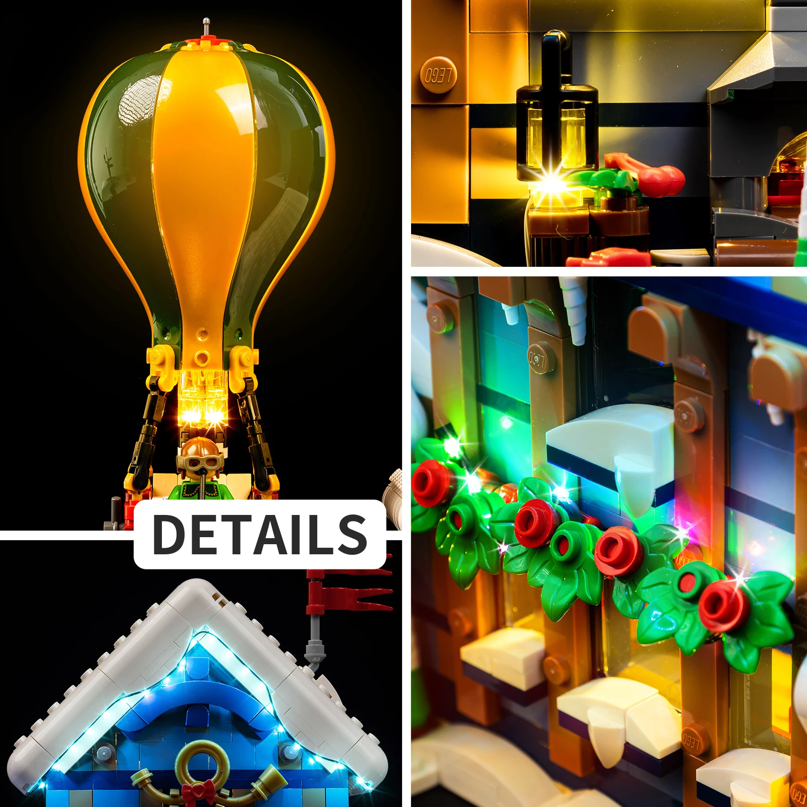 LED Light Kit for LEGO Santa's Post Office 10339