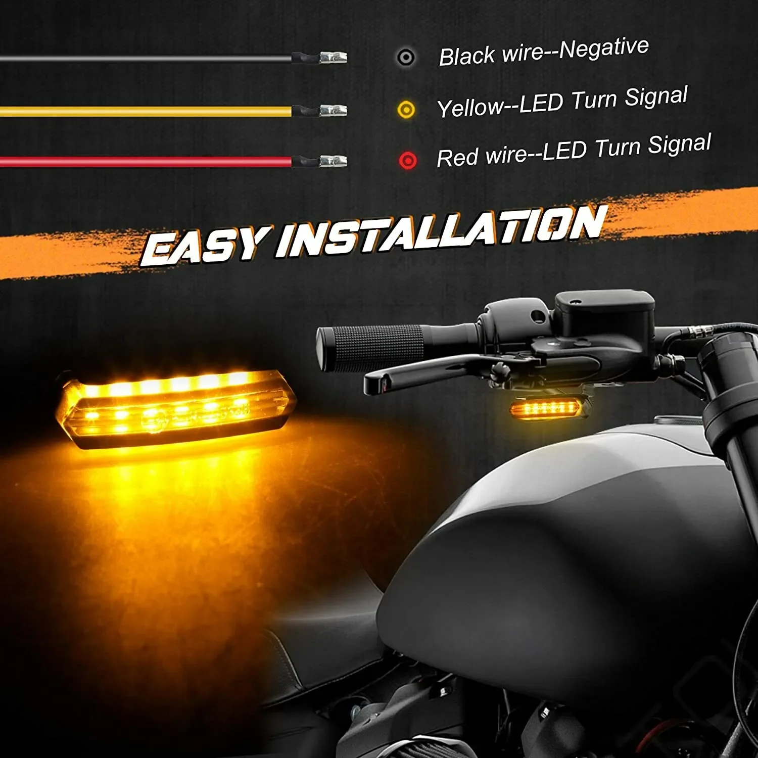 Motorrad Blinker Lenker Licht LED Blinker Lichter für Harley Davidson Sportster 1200 883 Straßen fahrräder, Kreuzer,