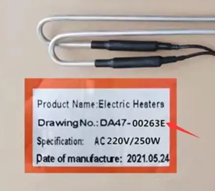 New For Samsung refrigerator defrosting heater heating tube DA47-00263E
