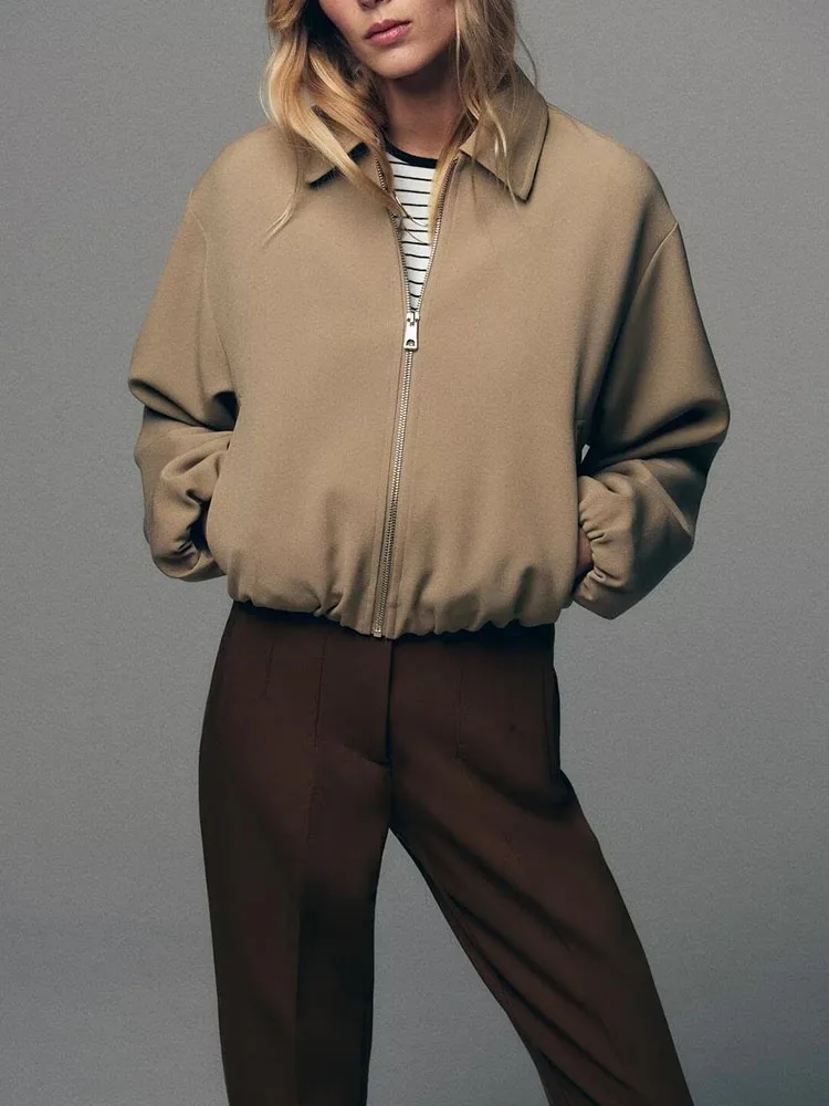 ملابس خارجية منتفخة بسحّاب من Faionable للنساء وصل حديثًا لخريف 2025 زي عرقي ملابس أداء المسرح #3