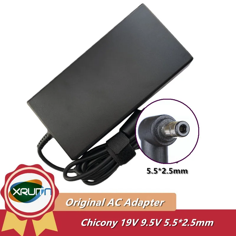 

Genuine Chicony A12-180P1A 19V 9.5A 180W AC Adapter Charger For Schenker XMG Pro 15 3080 CLEVO P650SE P150EM NP8658 Power Supply