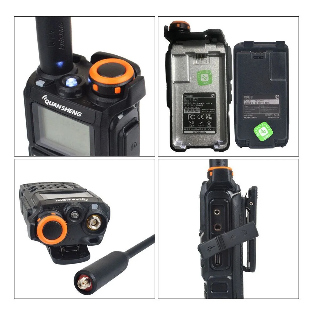 2025 venda quente quansheng UV-K5 walkie-talkie, civil uv de dupla estágio carro de longa distância ao ar livre marítimo marinha mesa portátil fato