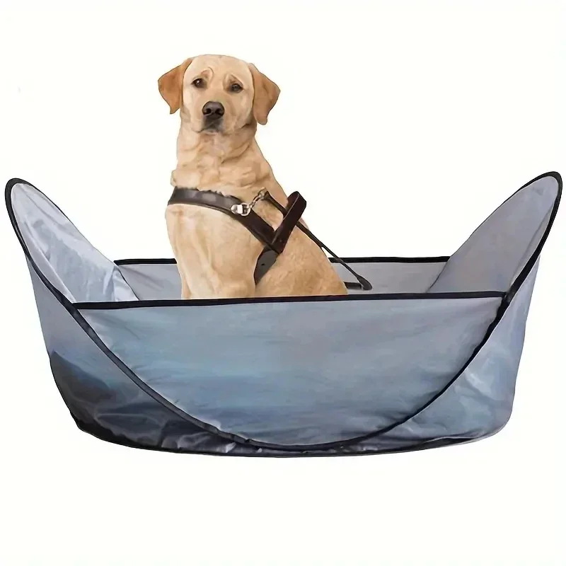 Dog and Cat Hair Catcher Tent Waterproof Adjustable Pet Hair Catcher Neat Barbering Cape for Easy Trimming and Shaving