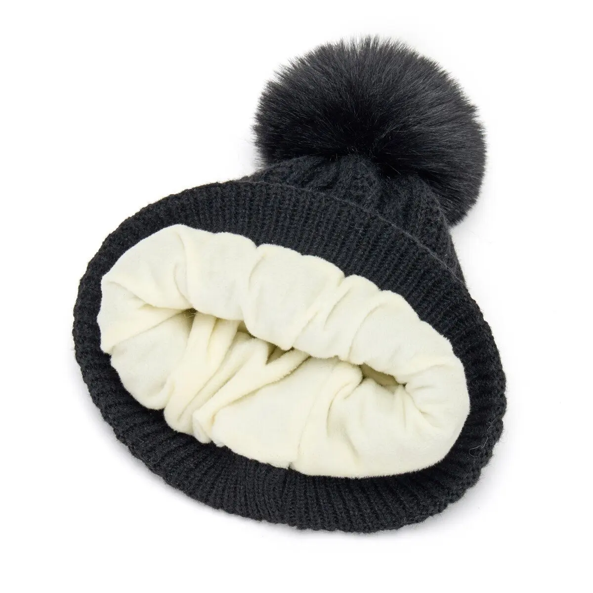 Lua en el Escorpio Obra de arte oscura Gorro de punto con pompón unisex Regalo de Año Nuevo Ropa de fiesta