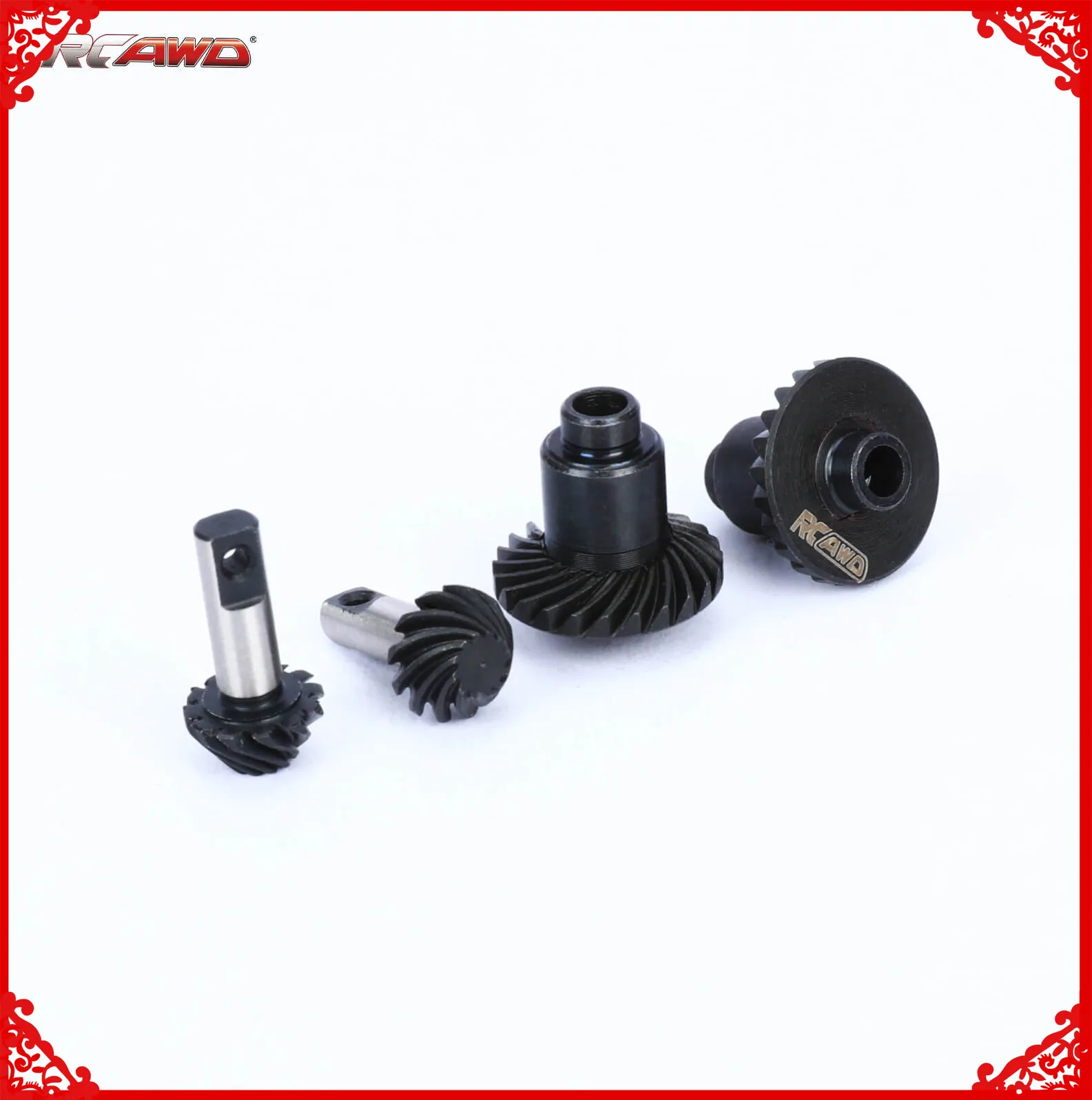 Steel Alloy Overdrive Underdrive Helical Axle Gear 12T 24T for TRX4M TRX4-M 1/18 RC Crawler Car Upgrades Parts #9777