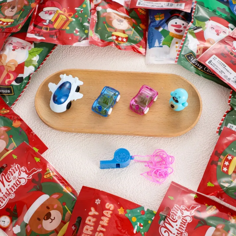 10Pcs Christmas Blind Bag Toys Christmas Party Favors Lucky Bag Small Gifts Xmas Blind Bags Toys Kindergarten Small Gifts