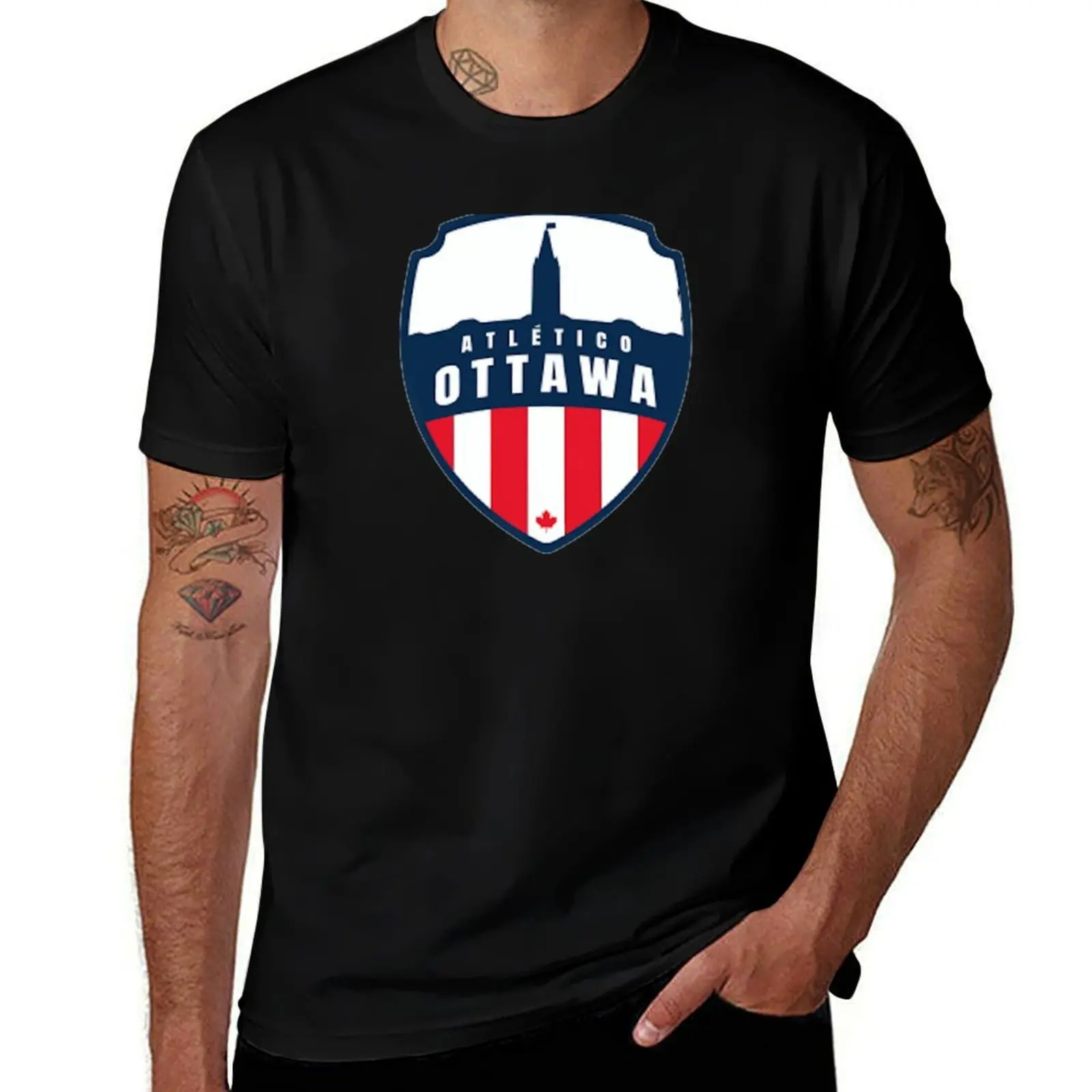 Atletico Ottawa Soccer Canada Sport T-Shirt hippie clothes vintage graphic tee vintage anime shirt mens graphic t-shirts funny