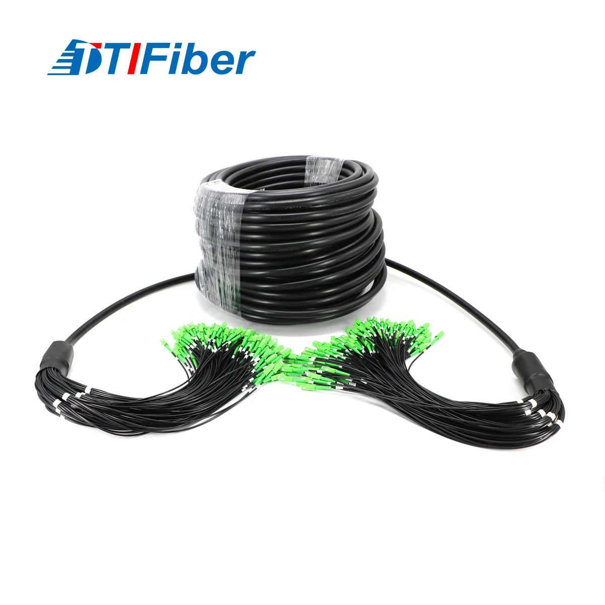 

2025 hot sale 144 Cores Single-mode Black Jacket Jumper Fiber Optic Patch Cord with SC APC Connector