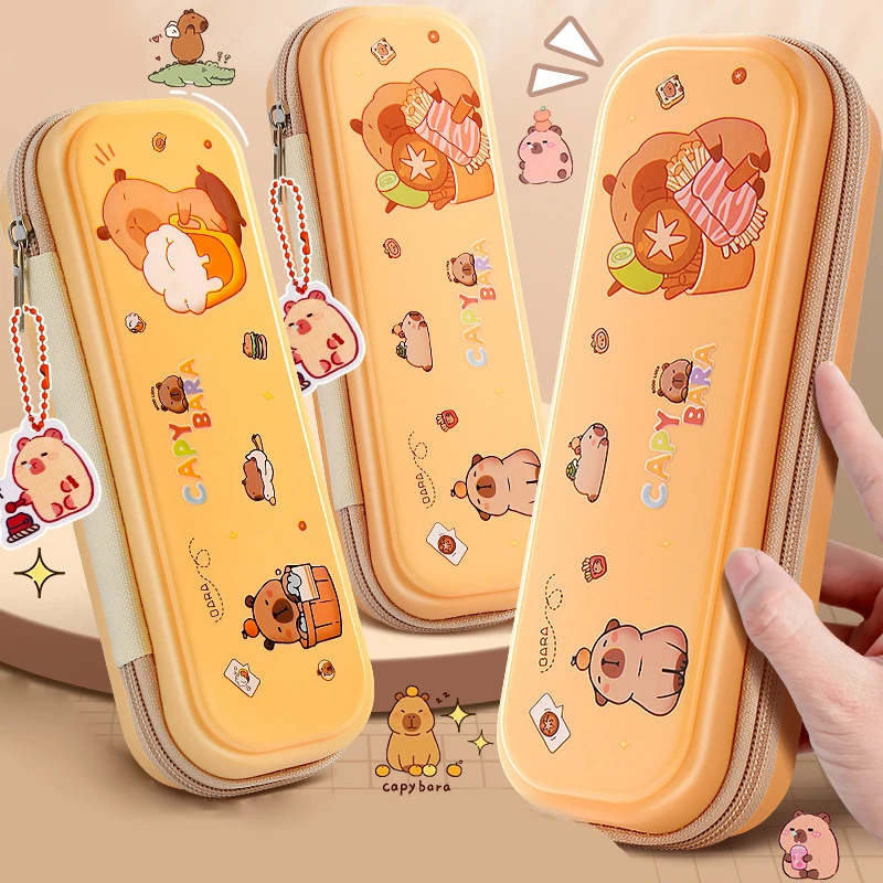 Cute Cartoon Large Capacity Pencil Case Pen Pouch Stationery Students School Supplies