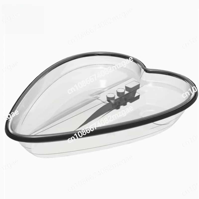 Transparent heart boat scenic tourism Internet celebrity rafting Crystal glass boat Canoe Outdoor water sports