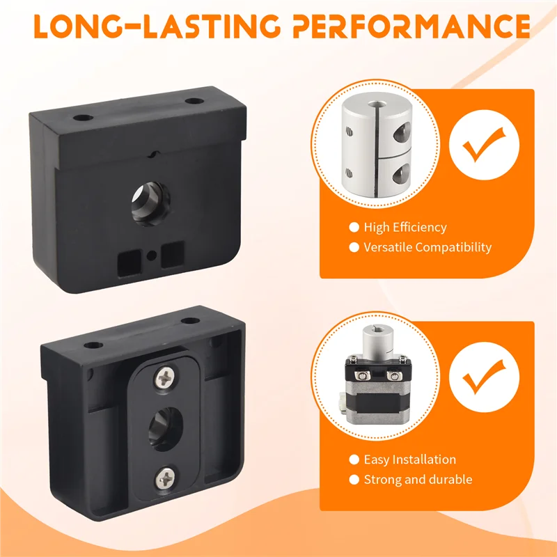 AY14 -For Ender 3 Dual Z Axis Upgrade Kit With Lead Screw Stepper Motor,3D Printer Accessories Parts For Creality Ender 3